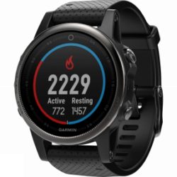 Garmin Fenix 5S Sapphire Multisport GPS Watch Black/Black